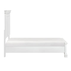 York White 4-Piece Twin Bedroom Set - Ornate Home
