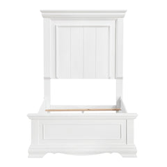 York White 4-Piece Twin Bedroom Set - Ornate Home