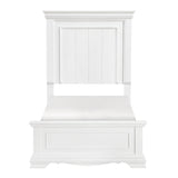 York White 4-Piece Twin Bedroom Set - Ornate Home