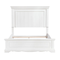 York White 5-Piece Queen Bedroom Set - Ornate Home