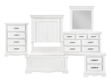York White 5-Piece Twin Bedroom Set - Ornate Home