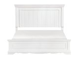 York White California King Bed - Ornate Home