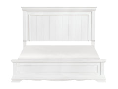 York White California King Bed - Ornate Home