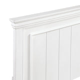 York White California King Bed - Ornate Home