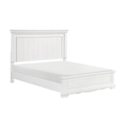 York White California King Bed - Ornate Home
