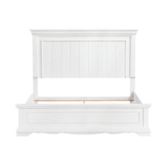 York White Eastern King Bed - Ornate Home