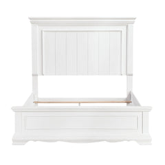 York White Queen Bed - Ornate Home