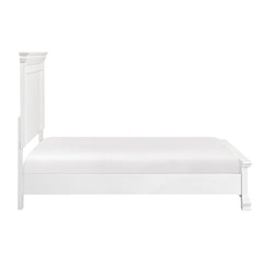York White Queen Bed - Ornate Home