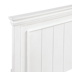 York White Queen Bed - Ornate Home