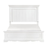 York White Queen Bed - Ornate Home