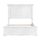 York White Queen Bed - Ornate Home