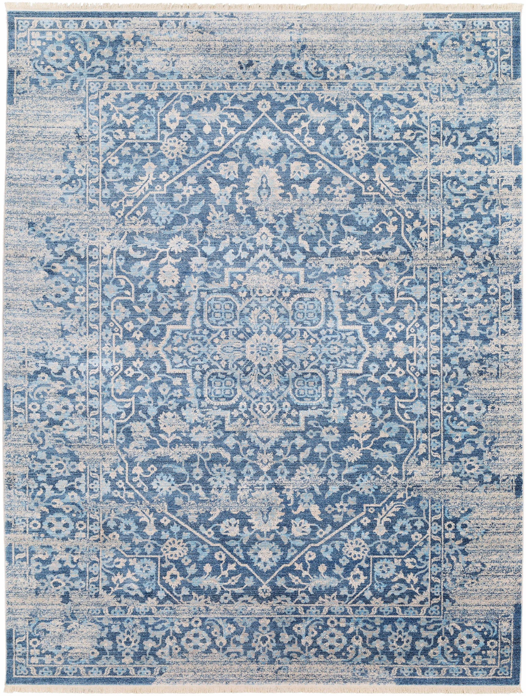 Yorkana Distressed Blue Rug - Clearance - Ornate Home