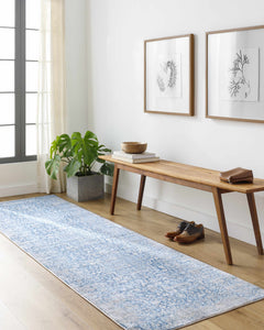Yorkana Distressed Blue Rug - Clearance - Ornate Home