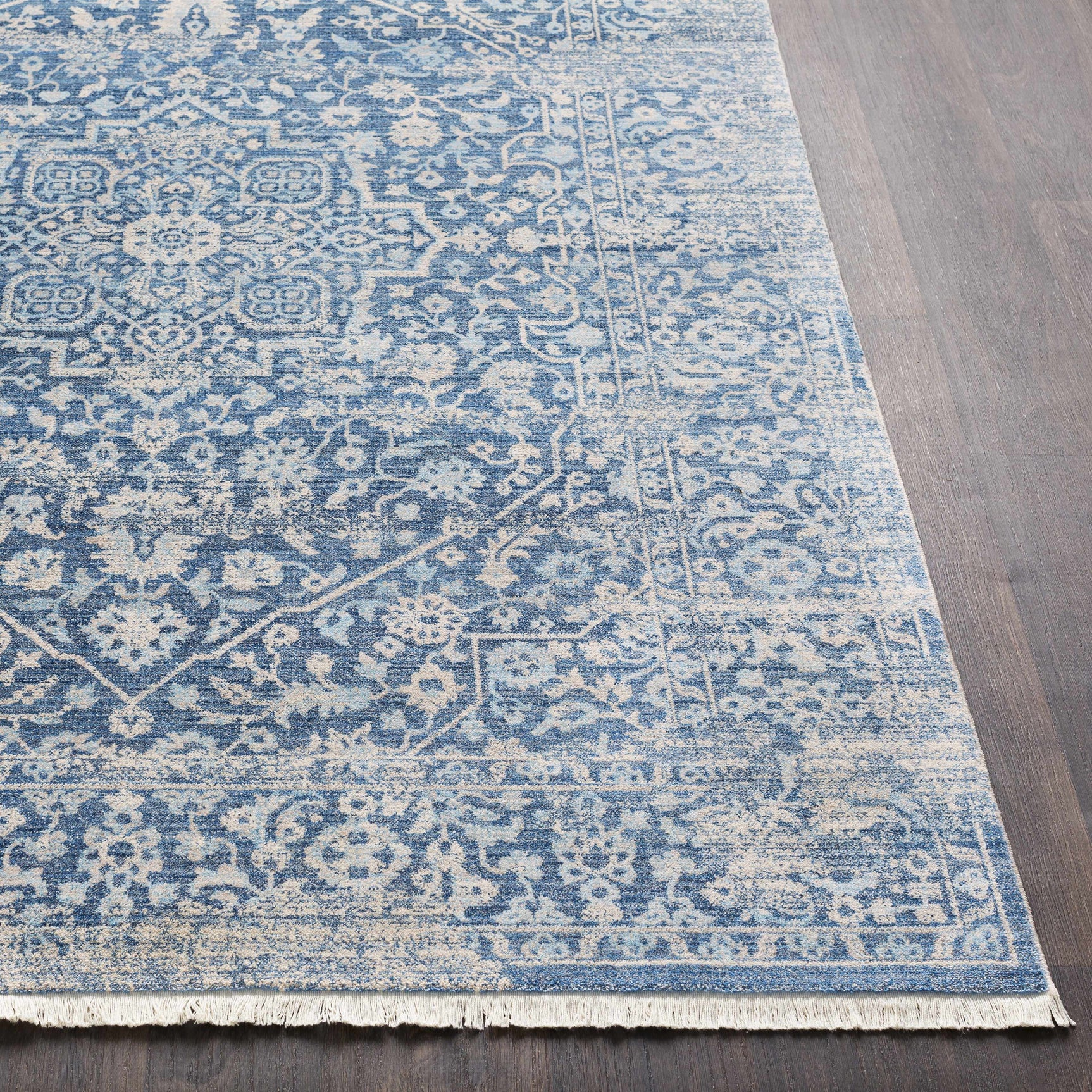 Yorkana Distressed Blue Rug - Clearance - Ornate Home