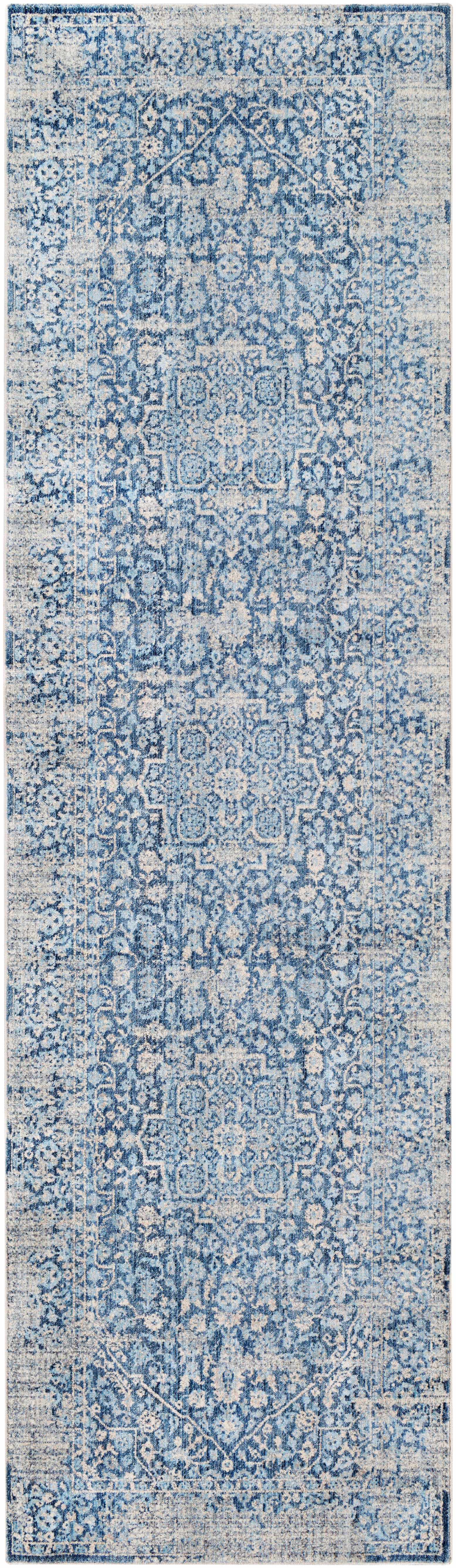 Yorkana Distressed Blue Rug - Clearance - Ornate Home