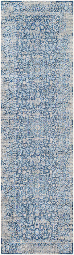 Yorkana Distressed Blue Rug - Clearance - Ornate Home