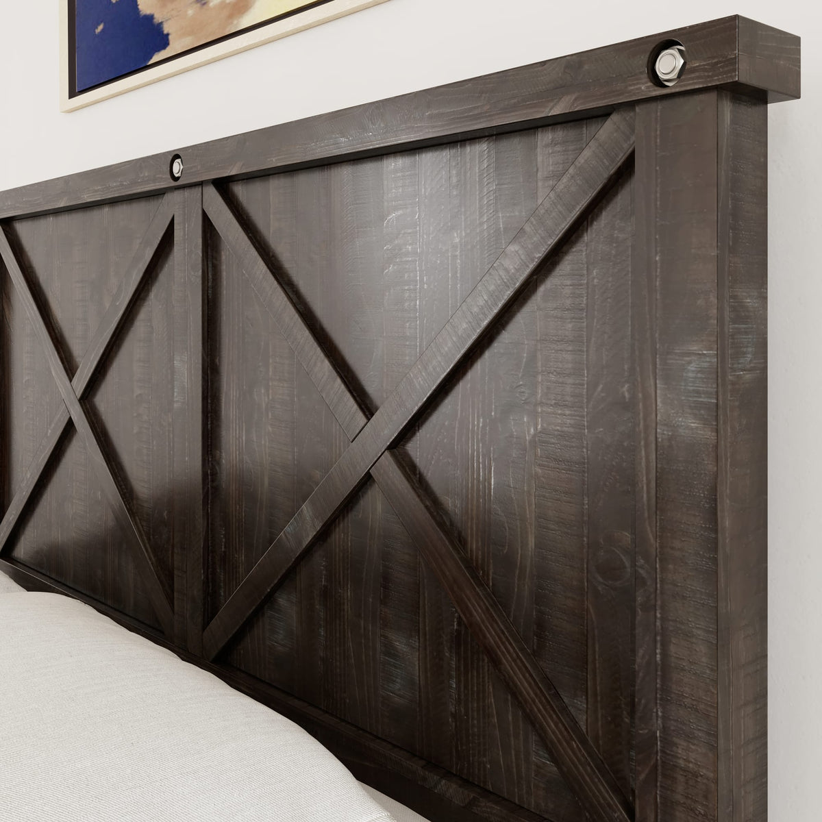 Yosemite Cafe California King Upholstered Panel Bed - Ornate Home