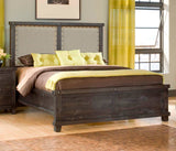 Yosemite Cafe King Upholstered Panel Bed - Ornate Home
