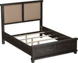 Yosemite Cafe King Upholstered Panel Bed - Ornate Home