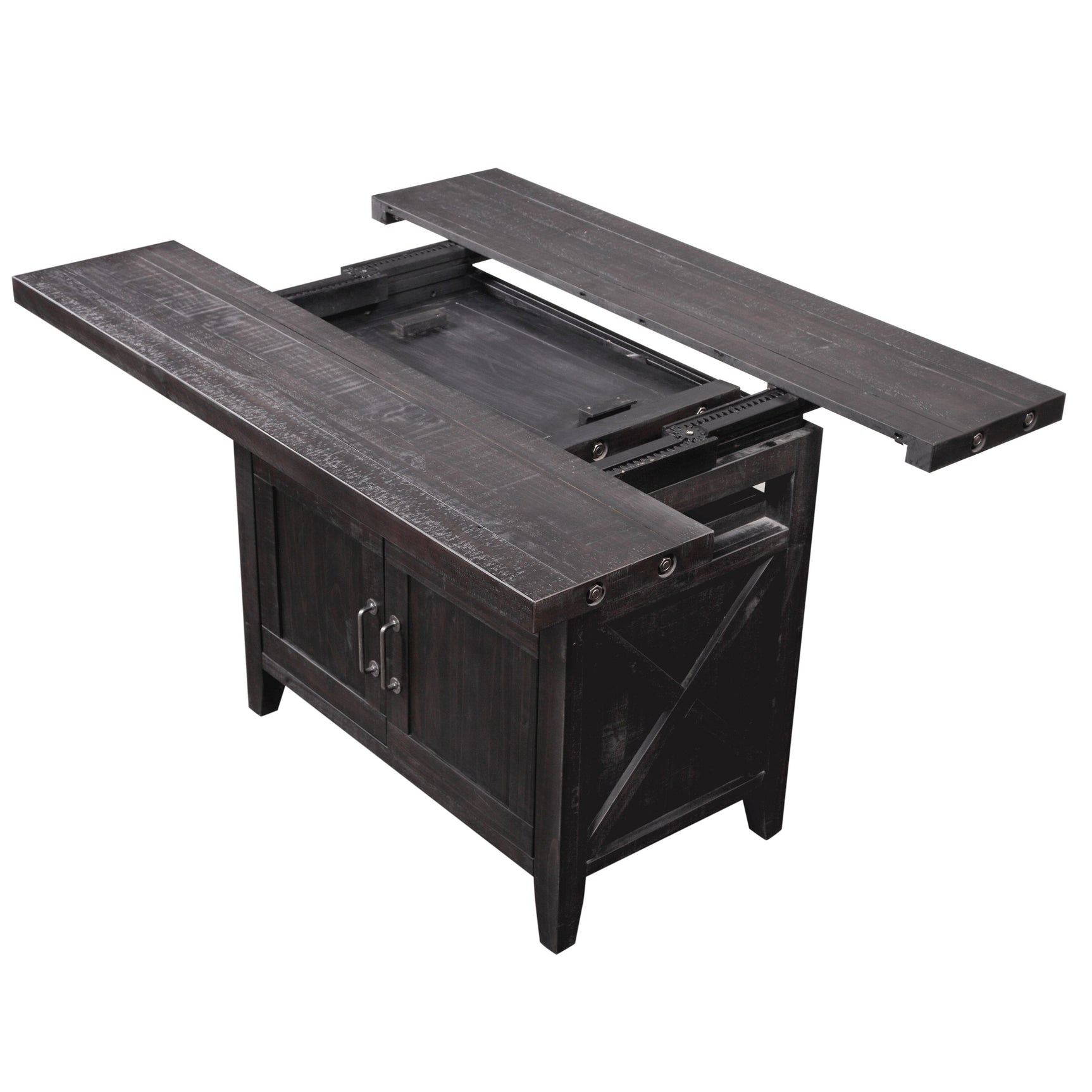 Yosemite Counter Height Rectangular Extension Table in Cafe - Ornate Home