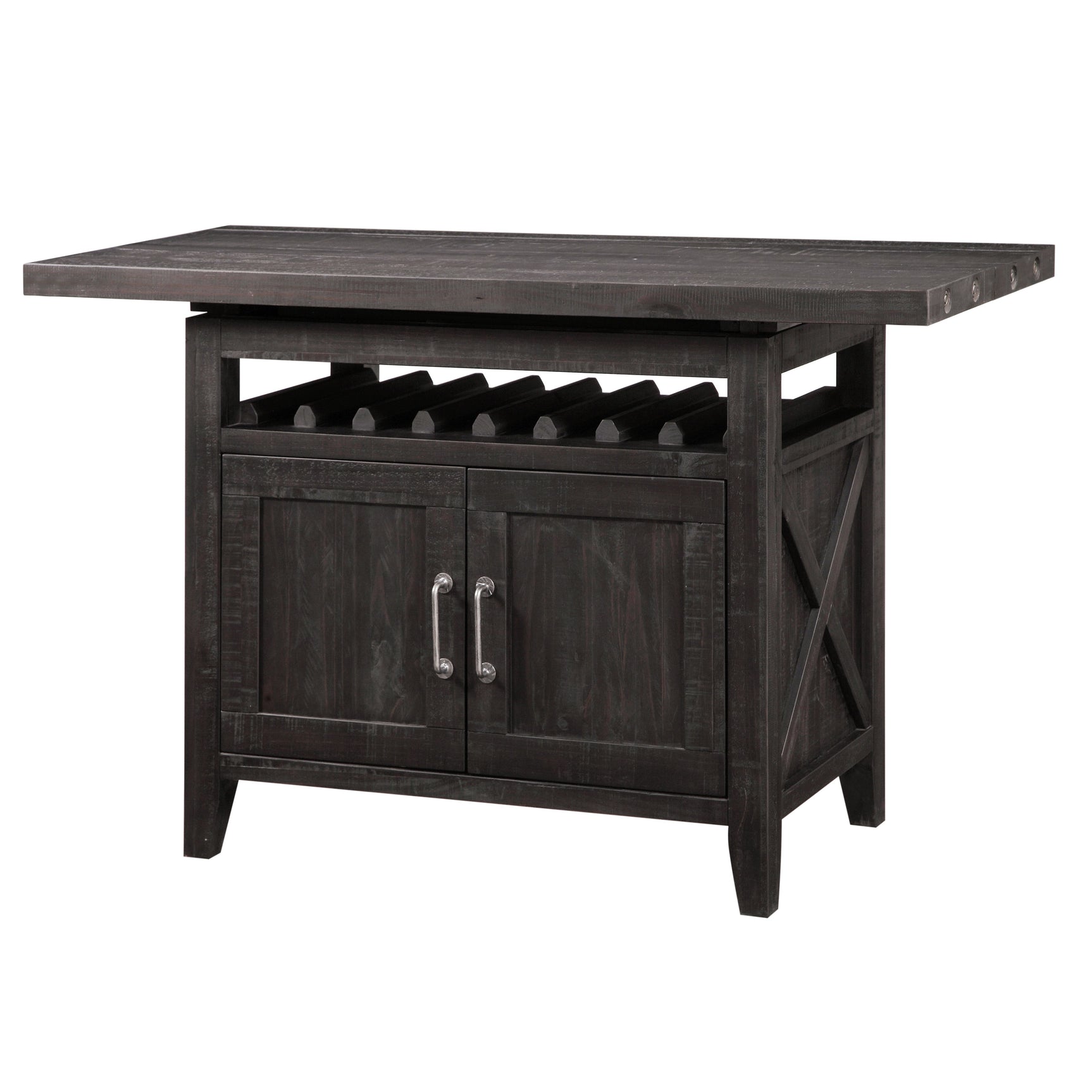 Yosemite Counter Height Rectangular Extension Table in Cafe - Ornate Home