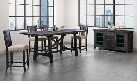 Yosemite Rectangle Counter Table in Cafe - Ornate Home