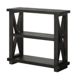 Yosemite Solid Wood 36x39 inch Bookshelf in Cafe - Ornate Home