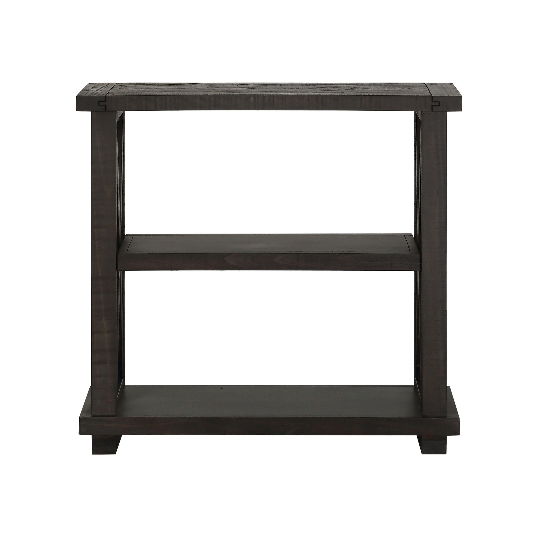 Yosemite Solid Wood 36x39 inch Bookshelf in Cafe - Ornate Home