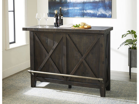 Yosemite Solid Wood Bar Table in Cafe - Ornate Home