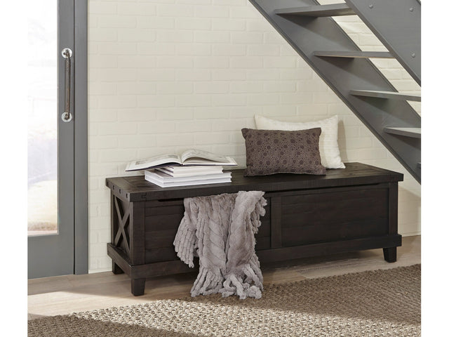 Yosemite Solid Wood Blanket Box in Cafe - Ornate Home