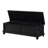 Yosemite Solid Wood Blanket Box in Cafe - Ornate Home