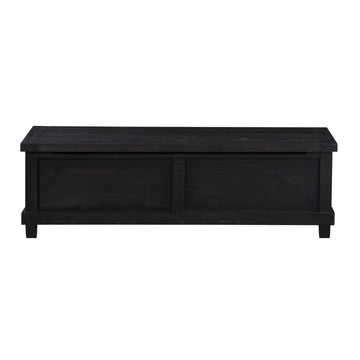 Yosemite Solid Wood Blanket Box in Cafe - Ornate Home