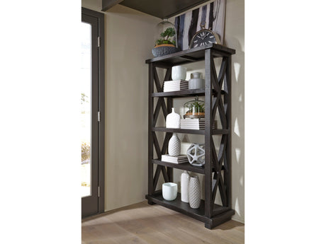 Yosemite Solid Wood Bookcase in Cafe - Ornate Home