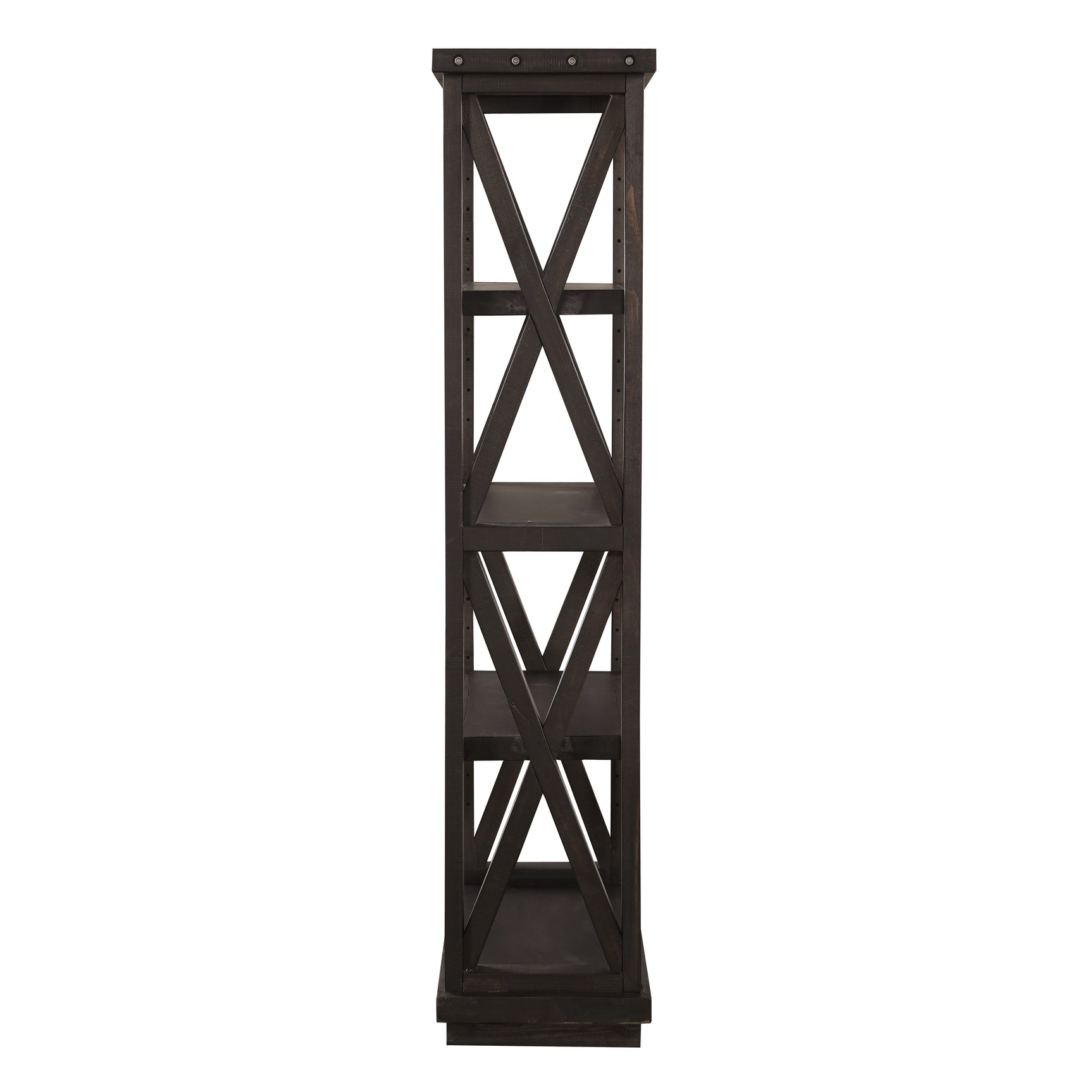 Yosemite Solid Wood Bookcase in Cafe - Ornate Home