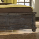 Yosemite Solid Wood California King Panel Bed in Cafe - Ornate Home