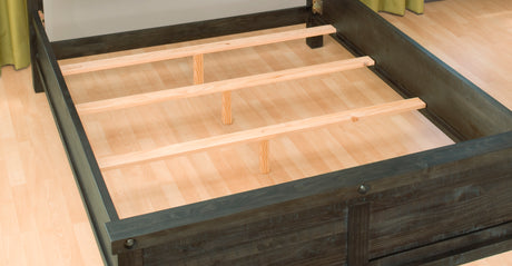 Yosemite Solid Wood California King Panel Bed in Cafe - Ornate Home