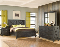 Yosemite Solid Wood Eastern King Panel Bed in Cafe - Ornate Home