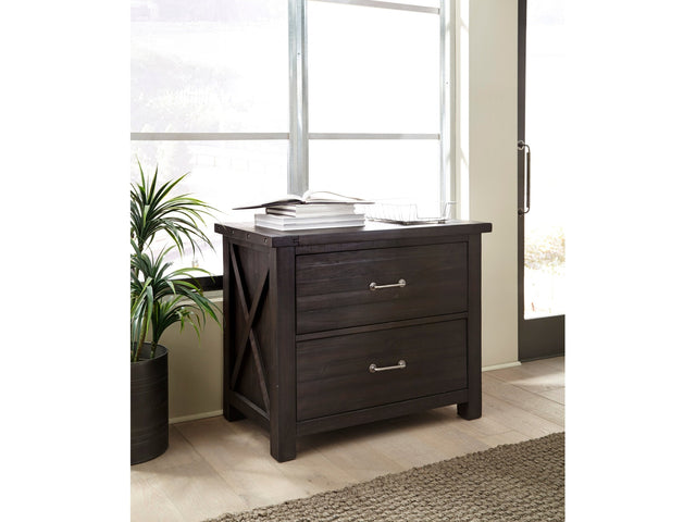 Yosemite Solid Wood Lateral File Cabinet in Cafe - Ornate Home