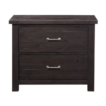Yosemite Solid Wood Lateral File Cabinet in Cafe - Ornate Home