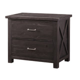 Yosemite Solid Wood Lateral File Cabinet in Cafe - Ornate Home