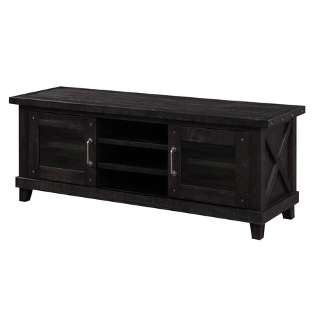 Yosemite Solid Wood Media Console in Cafe - Ornate Home