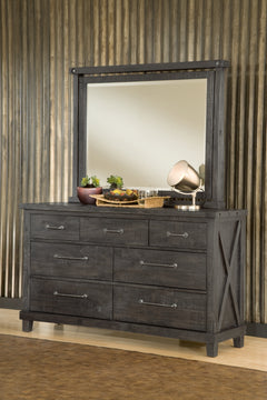 Yosemite Solid Wood Mirror in Cafe - Ornate Home
