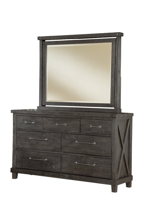 Yosemite Solid Wood Mirror in Cafe - Ornate Home