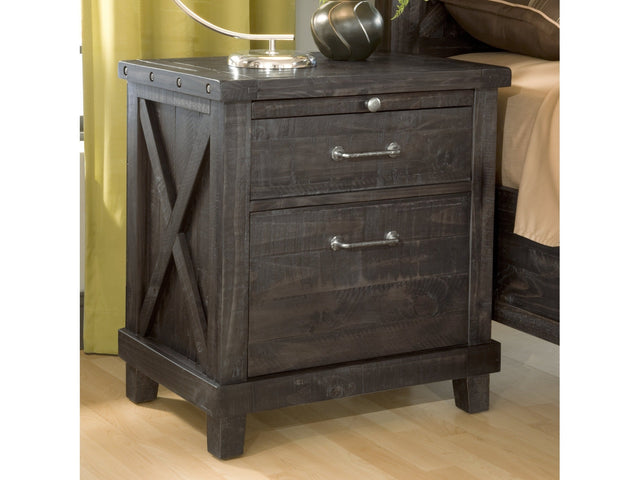Yosemite Solid Wood Nightstand in Cafe - Ornate Home