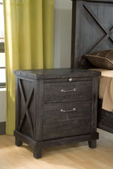 Yosemite Solid Wood Nightstand in Cafe - Ornate Home