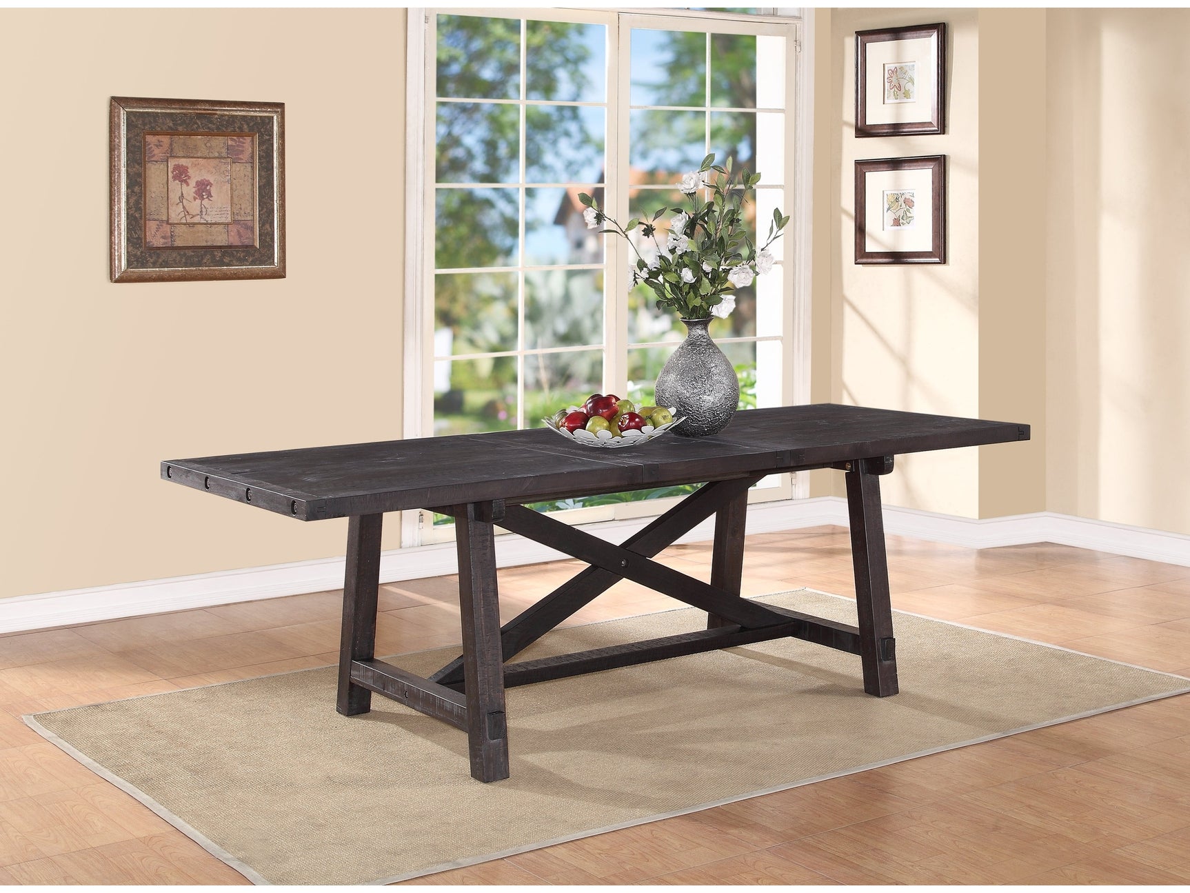 Yosemite Solid Wood Rectangular Extension Table - Ornate Home