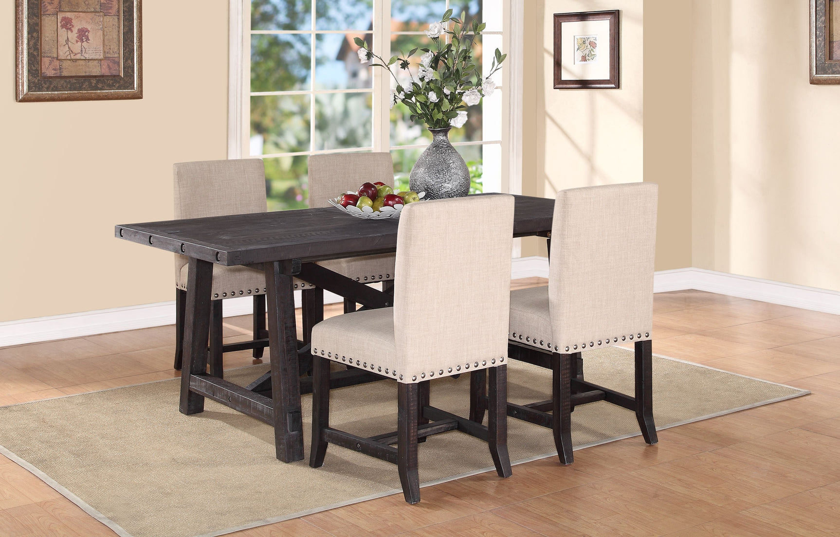Yosemite Solid Wood Rectangular Extension Table - Ornate Home