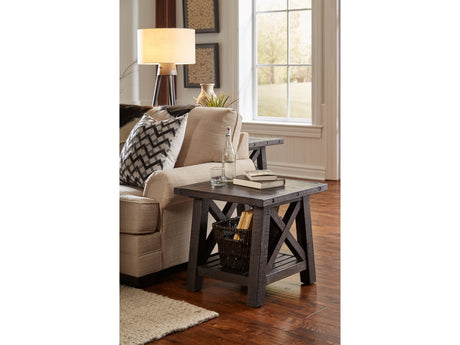 Yosemite Solid Wood Side Table in Cafe - Ornate Home