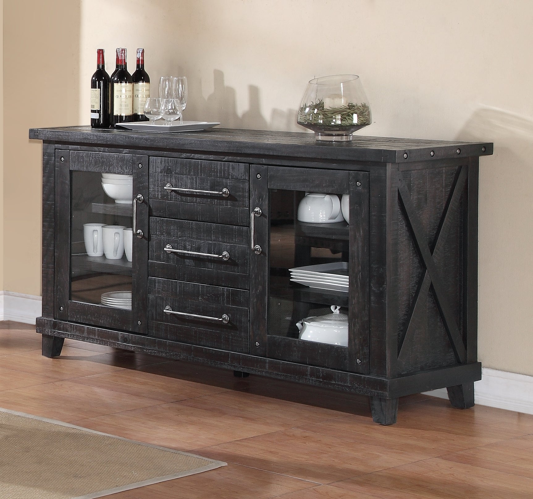 Yosemite Solid Wood Sideboard - Ornate Home