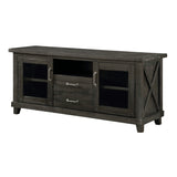 Yosemite Solid Wood Two Drawer Media Console in Cafe - Ornate Home